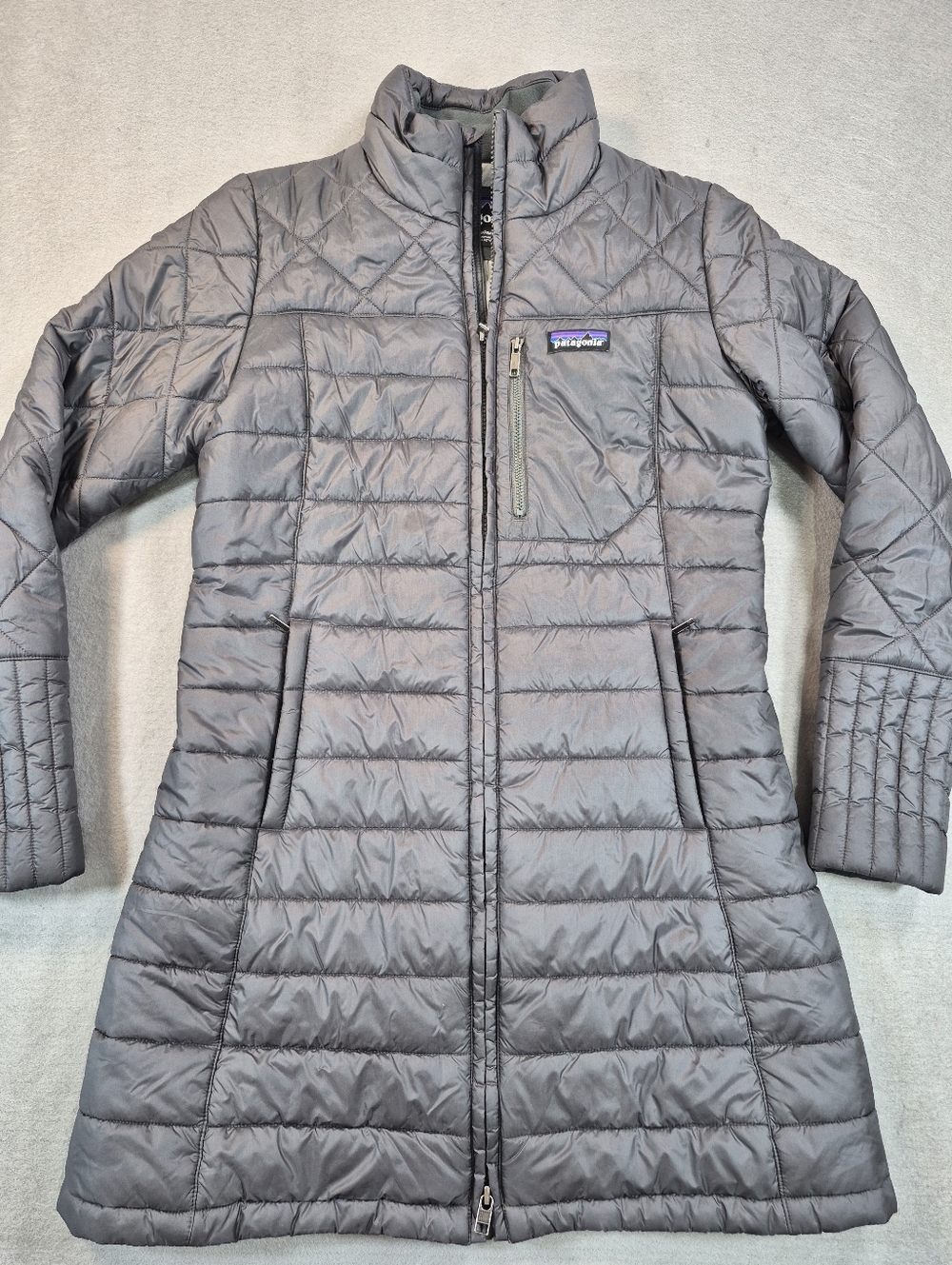 Patagonia Radalie Parka Jacket Women SMALL Puffer Outdoor Ladies Gray
